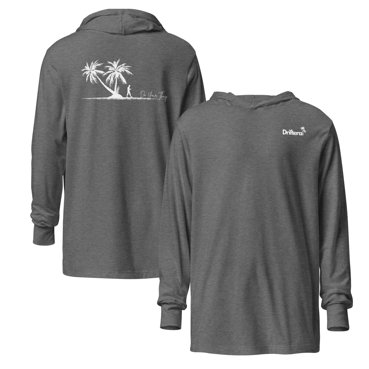 The Sunset Stroll Hooded Longsleeve Tee
