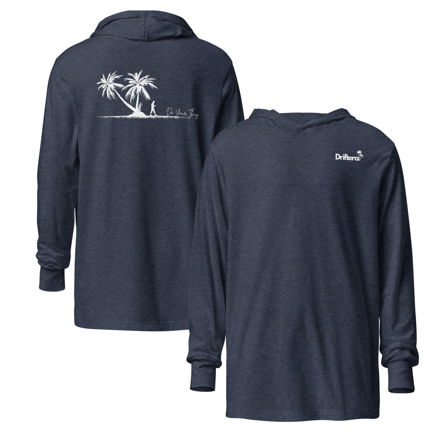 The Sunset Stroll Hooded Longsleeve Tee