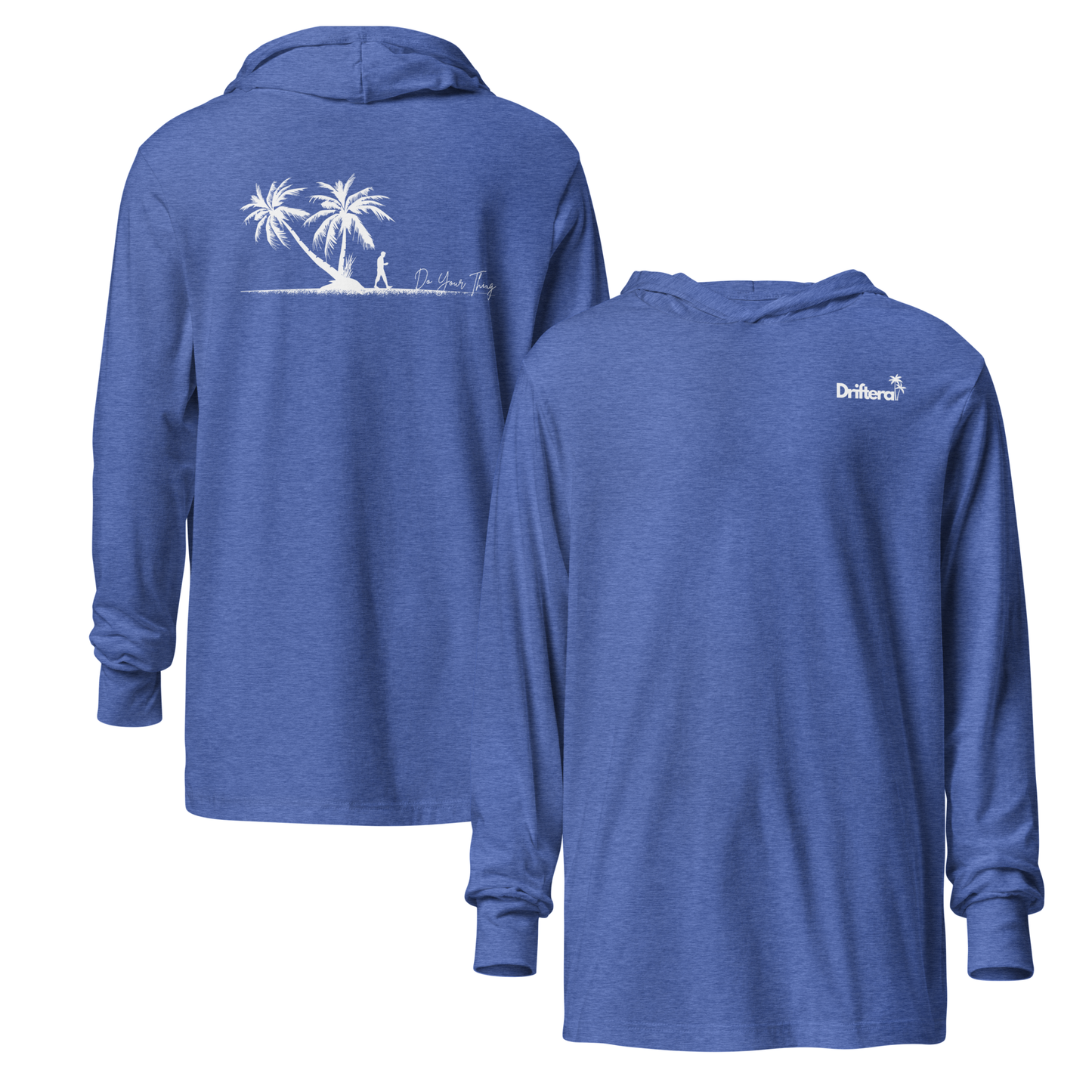 The Sunset Stroll Hooded Longsleeve Tee
